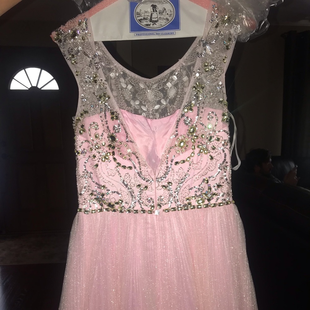 Pink formal dress